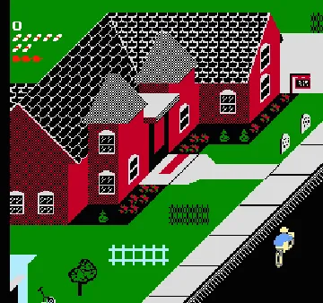 Paperboy (USA) screen shot game playing